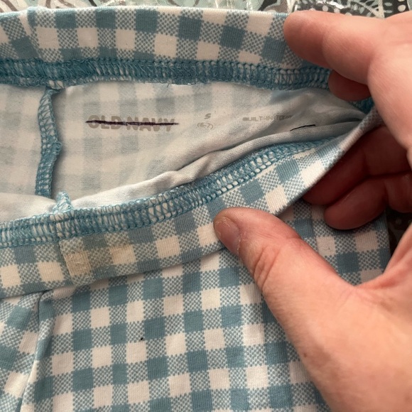 Old Navy Blue and White Chino Pants - Picture 2 of 3